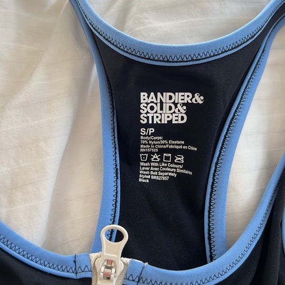 Bandier x solid & striped high tide belted romper - Picture 4 of 4